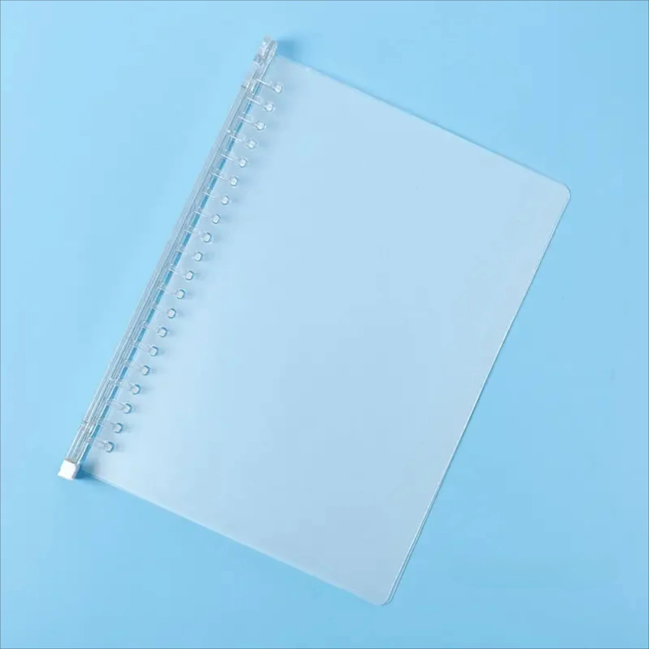 A5/B5 20/26 Holes Notepad Loose-leaf Cover Plastic Refillable Notebook Paging Separator File Folder Ring Binder Stationery Tool