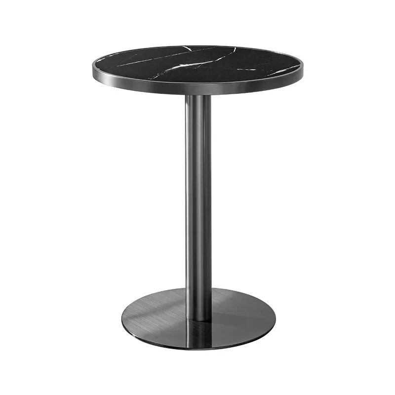 

Rock slab negotiation tables and chairs light luxury small circle, one table and two chairs hotel commercial reception