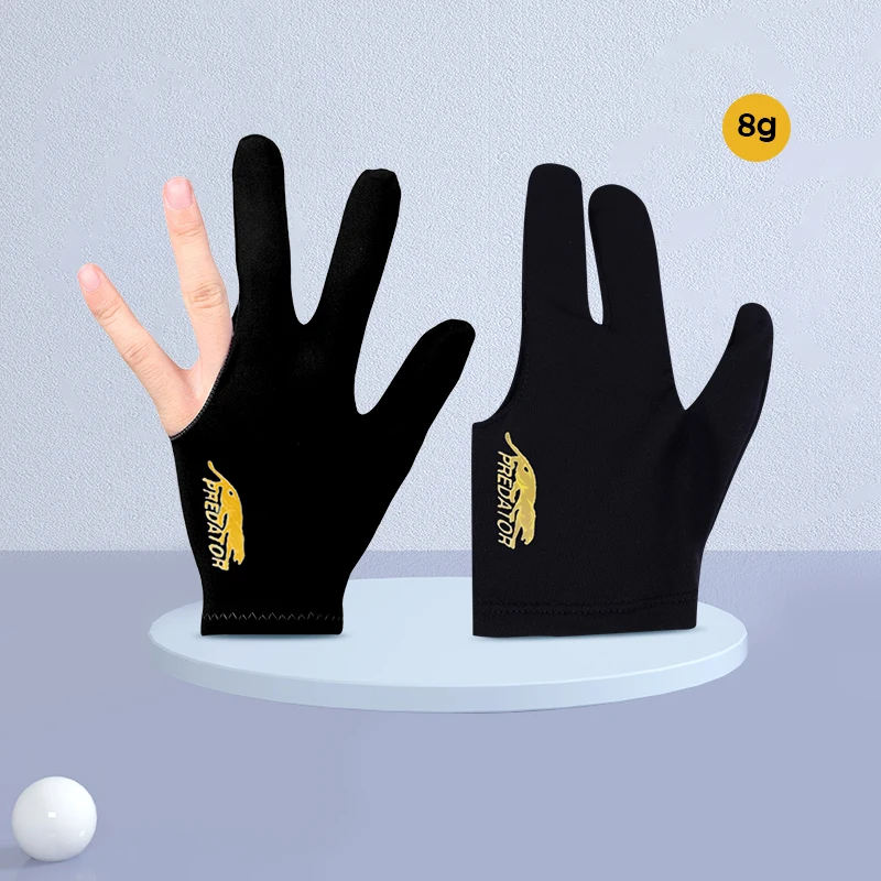 Spandex Snooker Billiard Cue Glove Three Fingers Full-Finger Snooker Pool Cue Billiard Glove For Left Hand Lycra Left