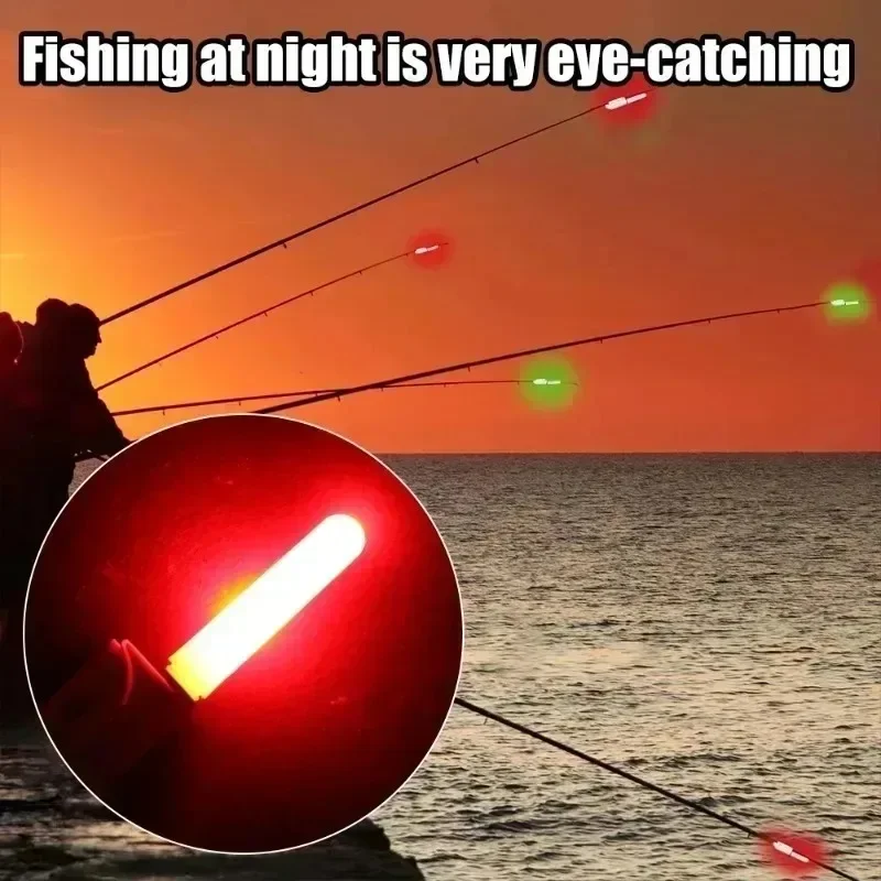 Waterproof Fishing Electronic Rod Luminous Stick Light CR425 Battery LED Removable Float Tackle Night Rock Fishing Accessorie