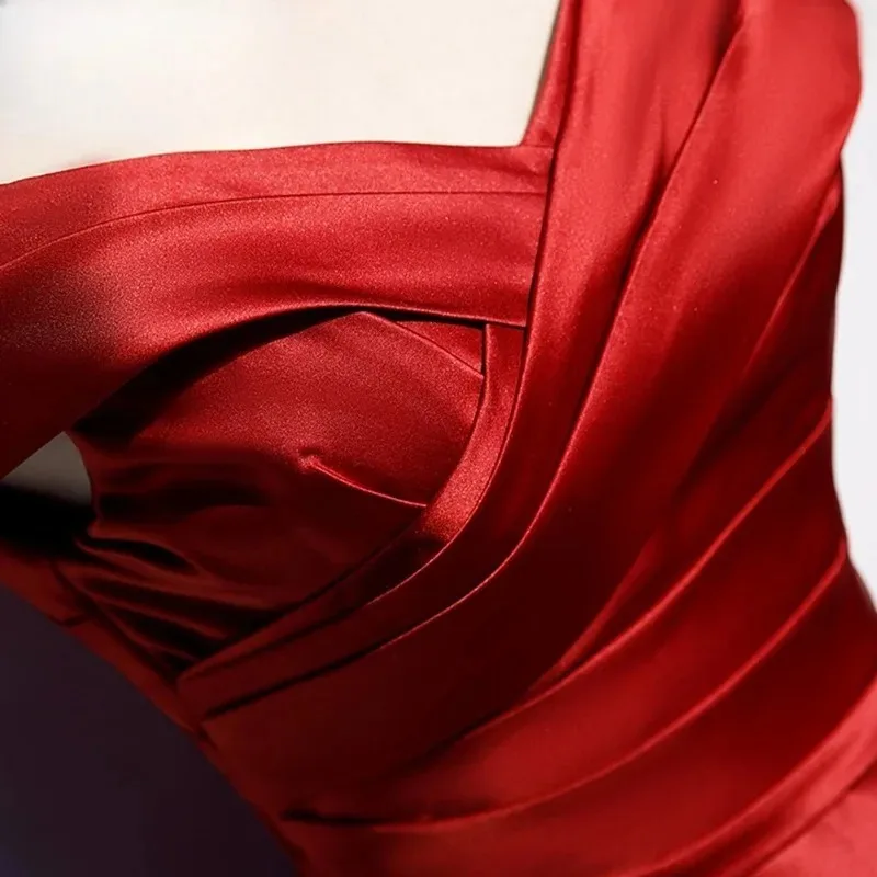 Длинные платья для выпускного вечера с v-образным вырезом и открытыми плечами, атласное платье длиной до пола, длинные элегантные платья для выпускного вечера