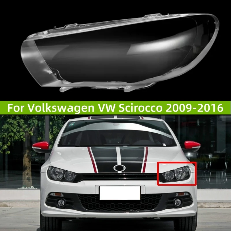 

Для Volkswagen VW Scirocco 2009 2010 2011 2012 2013 2014 2015 2016, аксессуары для автомобилей, линза для фар, замена оригинальной линзы