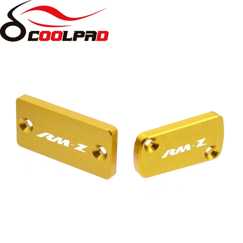 الجبهة والخلفية الفرامل خزان غطاء لسوزوكي RM-Z 450 RMZ450 05-20 RMZ250 2007-24 RMZ 250 ، دراجة نارية النفط السائل اسطوانة غطاء ، نك