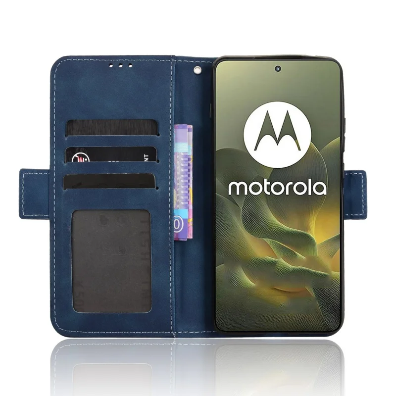 حافظة لهاتف موتورولا موتو إيدج 70 5G حافظة جلدية فاخرة قابلة للطي متعددة فتحة للبطاقات لهاتف موتورولا موتو X70 Air 5G #4