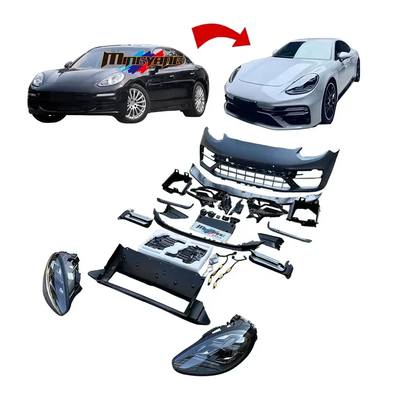 

2010-2016 970.1 970.2 Upgrade To 971 Turbo S Facelift Car Bumpers Bodykit PDLS Headlamps For Panamera 970 Body Kit