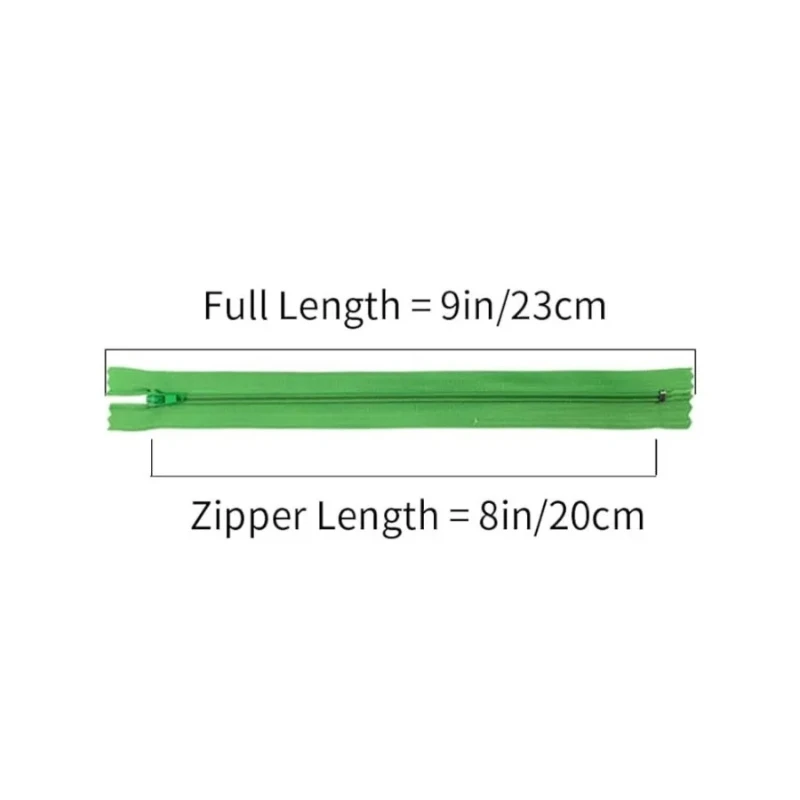3# Nylon Coil Zippers 120Pcs Mixed Colors 20cm 7.87in for DIY Sewing Crafts Tailor Supplies Random Color