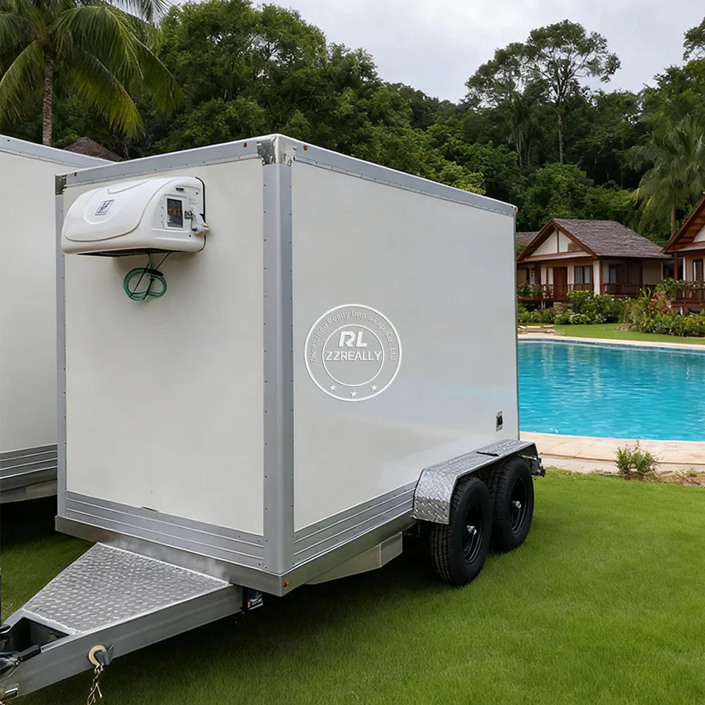 Ice Cream Freezer Trailer for Sale Refrigerated Trailer Manufacturer Professional Reefer Trailer