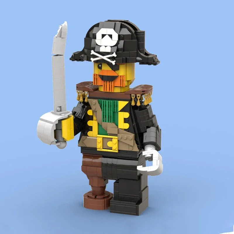 

New 986PCS medieval Pirate Series MOC 1:6 scale Redbeard figure model DIY creative ideas childToy Assembly Puzzle birthday Gift