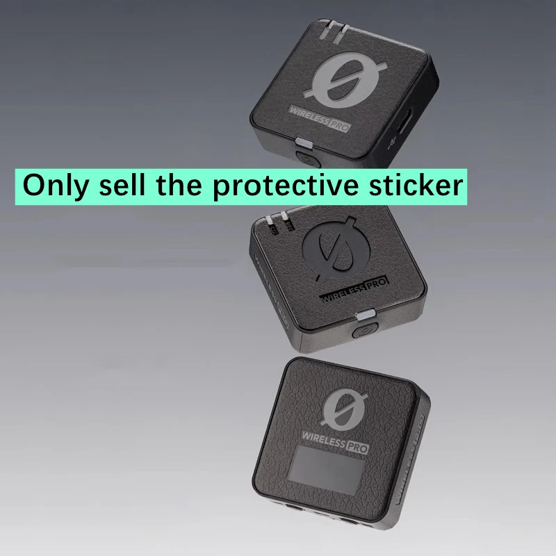 غشاء واقي مضاد للخدش لـ Wirelesspro اللاسلكي ، ملصق ميكروفون مدمج ، غلاف فينيل ، ملصق جلدي ، معطف واقي