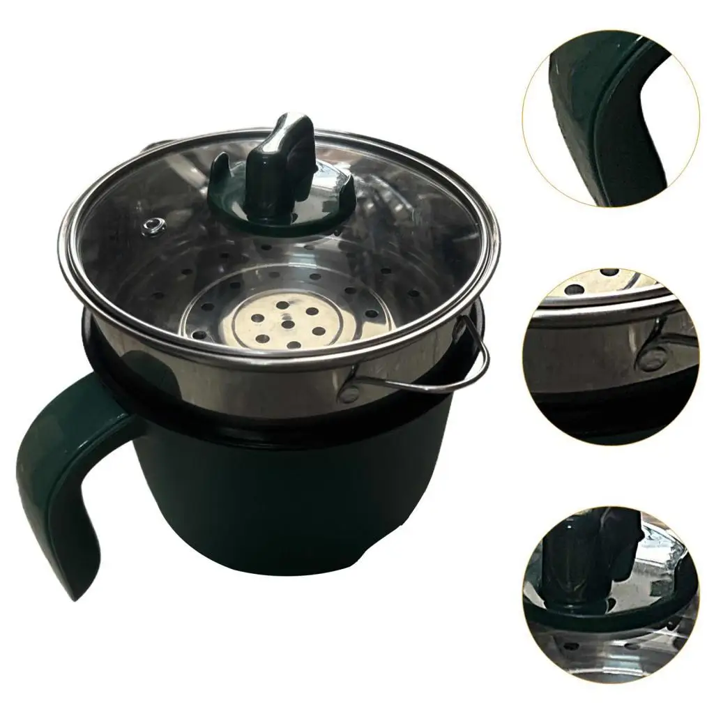 Mini Hot Pot Nonstick Noodles Cooker Electric Skillet for Eggs Cooking Pasta