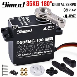 9imod 35kg 25kg 20kg 15kg Waterdichte Arduino Servo Volledige AL RC Stuurservo's Metal Gear Digitale Servo RC 1/8 1/10 Clawer Truck