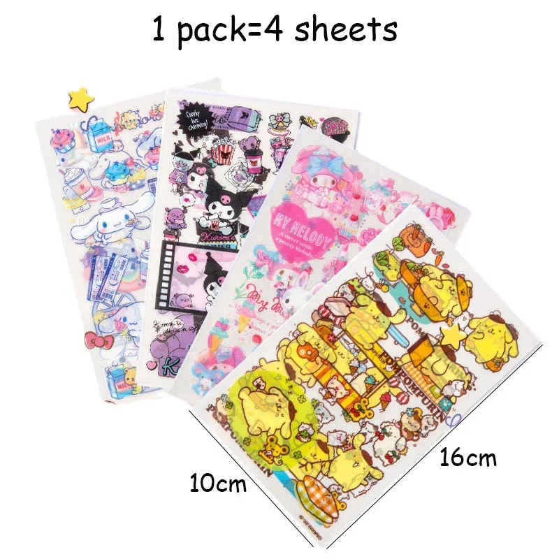 Imagem -04 - Sanrio Hangydon dos Desenhos Animados Pet Adesivos Bonito Scrapbooking Faça Você Mesmo Diário Papelaria Decorativa Adesivo Álbum Etiqueta da Vara Pacotes por Lote