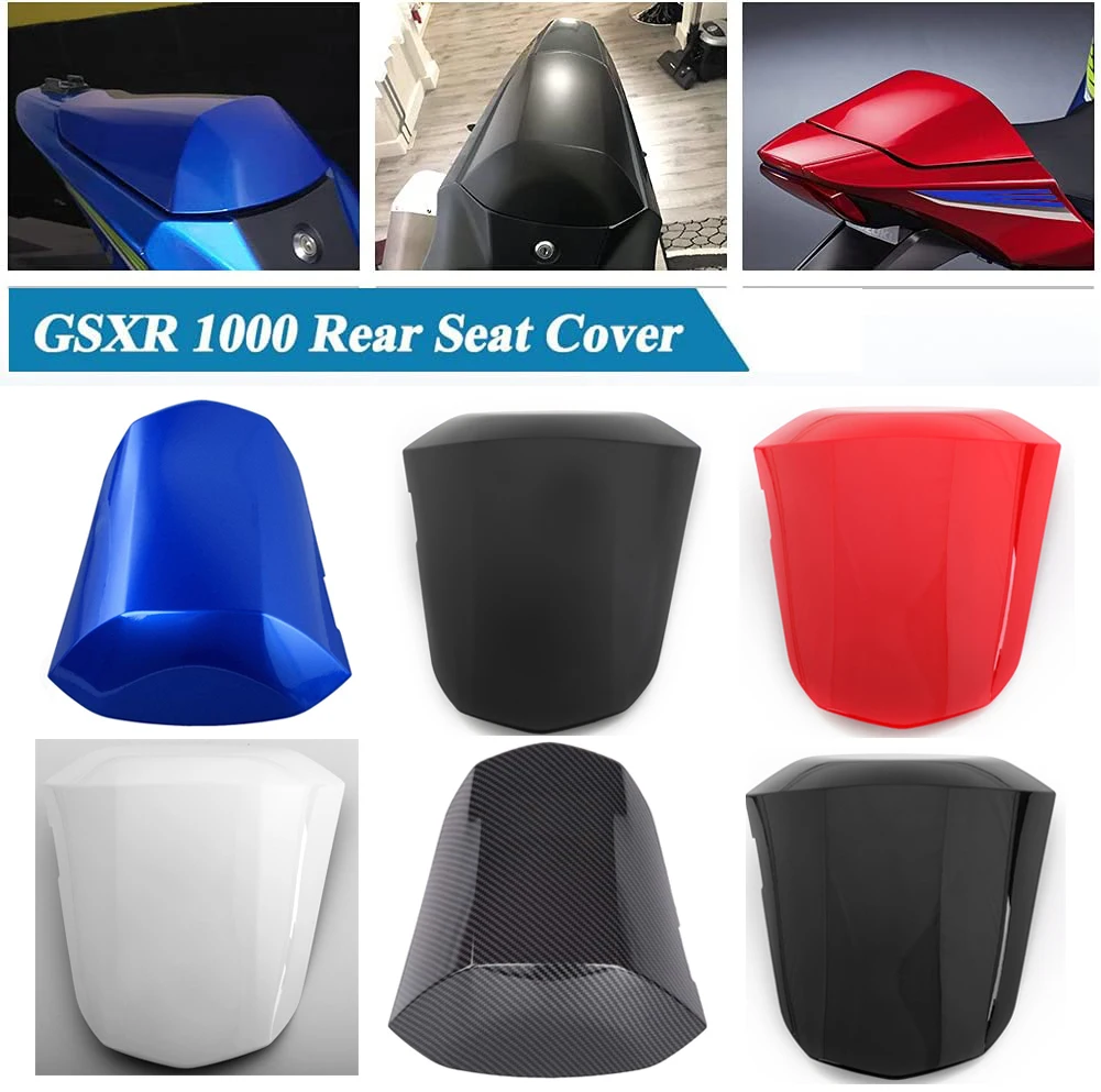 Motorcycle Rear Seat Cover Cowl Solo Fairing for Suzuki GSXR 1000 GSX-R1000 2017 2018 2019 2020 2021 2022 2023 GSXR1000 Pillion