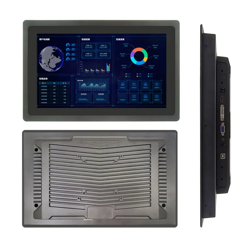 ZXY 21,5 Zoll IP65 Panel Mount Embedded Kapazitive Touch Screen Display 10,4 Zoll LCD Industrie Panel Industrie Computer Zubehör