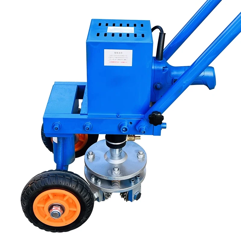 Hand-Pushed Electric Concrete Scarifier 220V Milling, Planing, and Scarifying All-in-One Machine Road Surface Renewal Scarifier