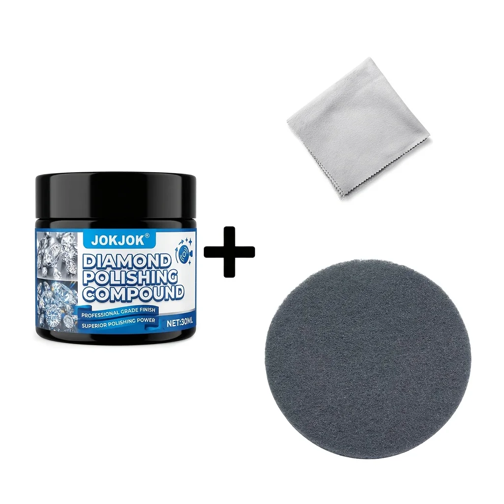 Diamond Polishing Paste Fine Abrasive Compound For Grinding And Buffing Metal Glass Stone And Hardware Smooth Polishing Effect Uniform Texture Easy To Apply Creates Mirror Bright Finish Great For Precision Parts Ornaments Tools