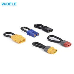 1PCS Bind Plug Loop Connector Short Circuit battery Jumper Cable with T-plug XT60H XT90H EC5 TRX pulg