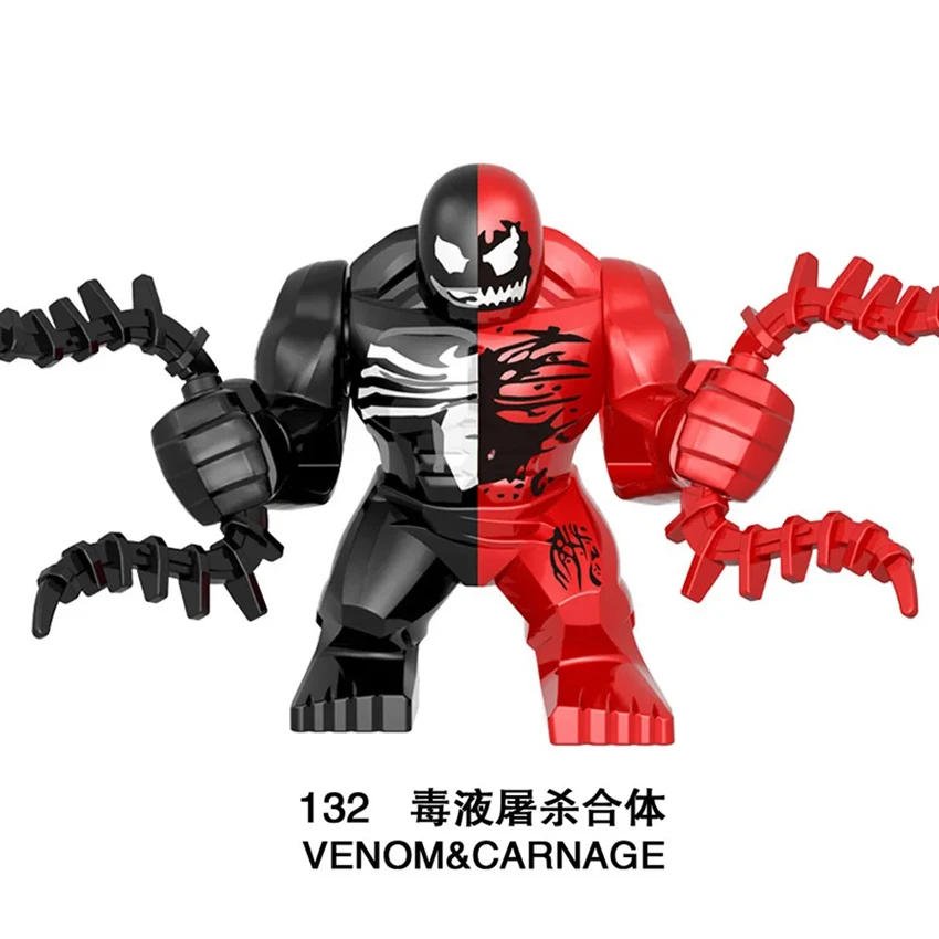 Marvel Superheroes-Venom3 Last Dance Venom Riot Slaughter Symbiotic,Building Blocks DIY Assemble Toy Model Anime Characters Gift