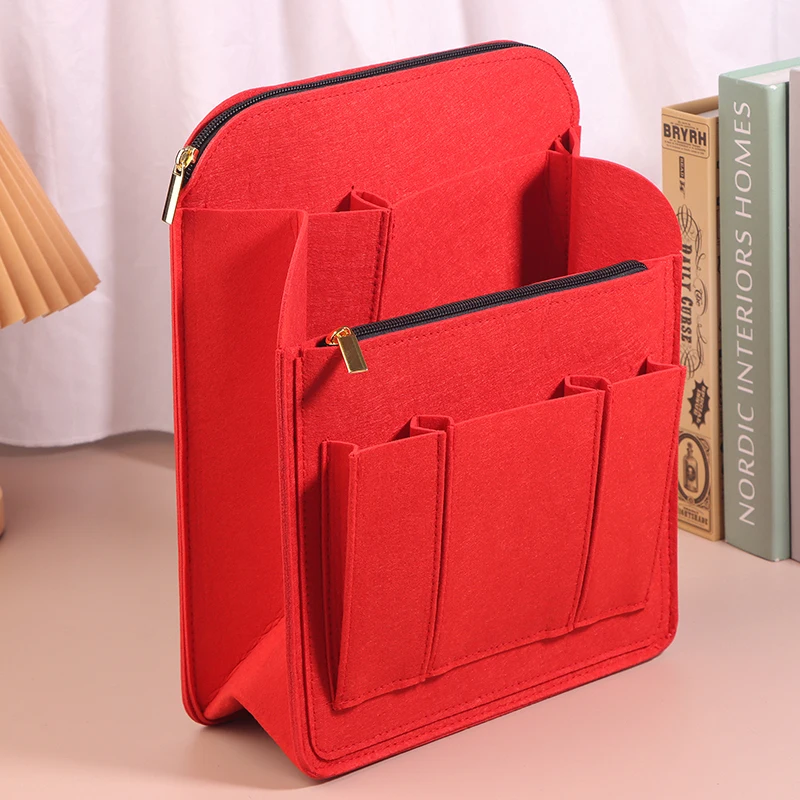 

Дорожный рюкзак-вставка-органайзер, сумка-вкладыш, фетровая сумка для хранения косметических туалетных принадлежностей и макияжа для женщин