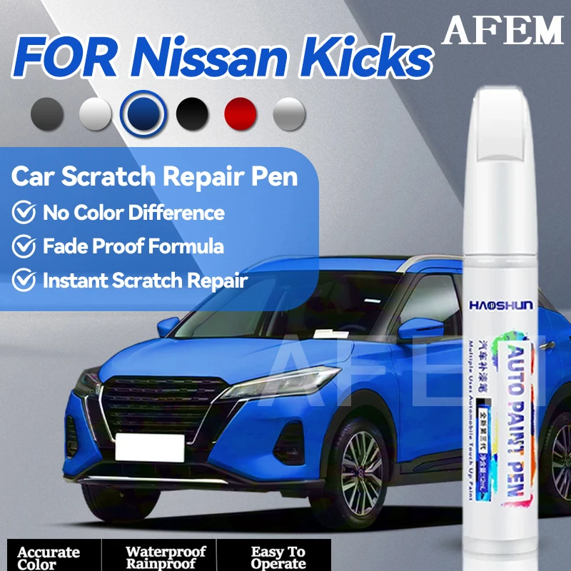 Specialized Automobiles For Nissan Kicks 2017-2025 P15 Paint Repair Pen Touch Up Scratch Remover DIY Auto Accessories Black Whit