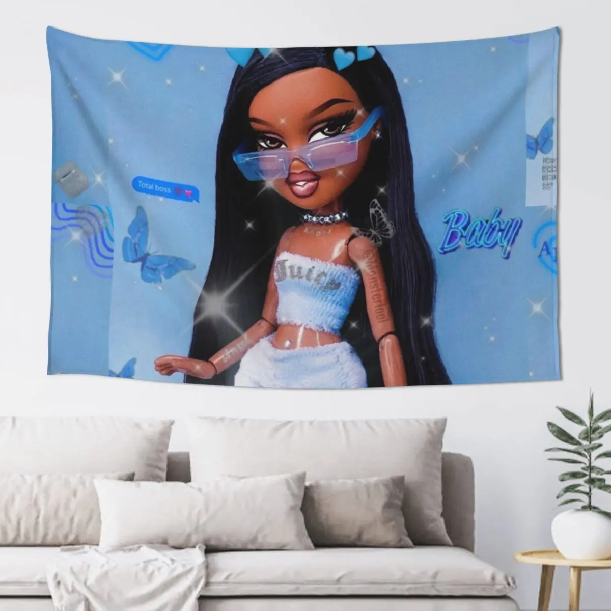 

Sky butterfly Tapestry Wall Deco Aesthetic Decoration Decor For Room Wall Hanging Tapestry