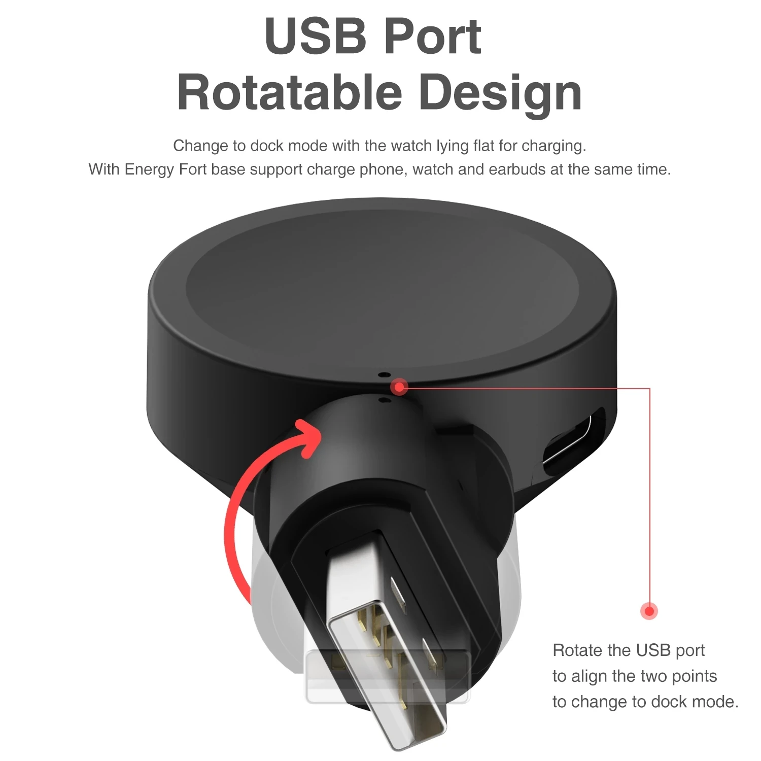 Caricabatterie USB per Samsung Galaxy Watch 4 Classic 42mm 46mm per Galaxy Watch4 40mm 44mm accessori Smartwatch