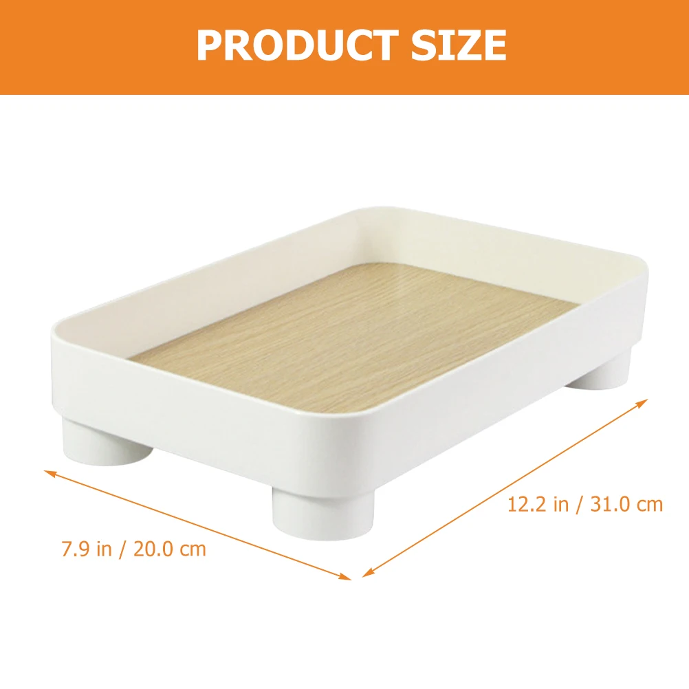 

1pc Nordic Storage Tray Jewelry Display Plate Multi-Function Desktop Organizer Tray Home Bathroom Vanity Decorative Catchall