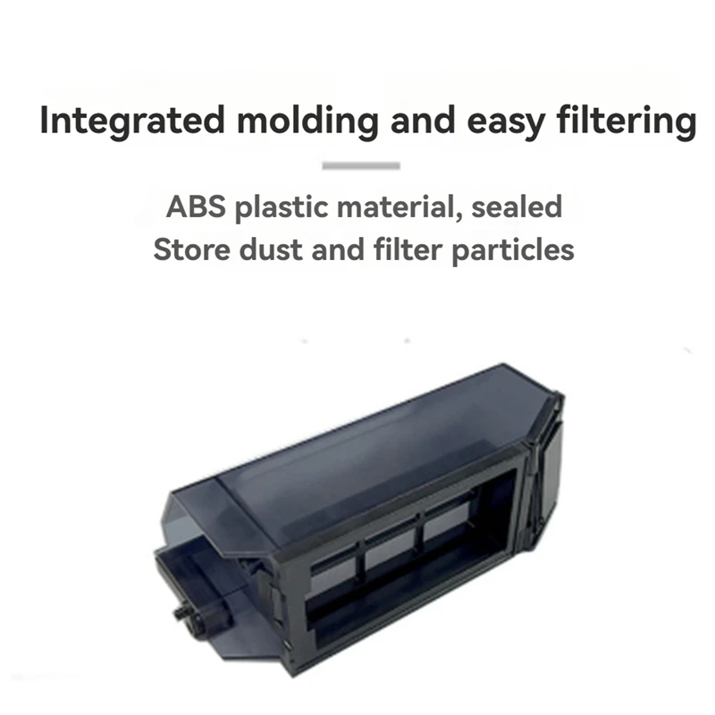 Kotak Debu dengan 2 Filter untuk Ecovacs Deepot X5/X5 PRO Robot Penyedot Debu Aksesori Suku Cadang Pengganti Kotak Debu Sampah