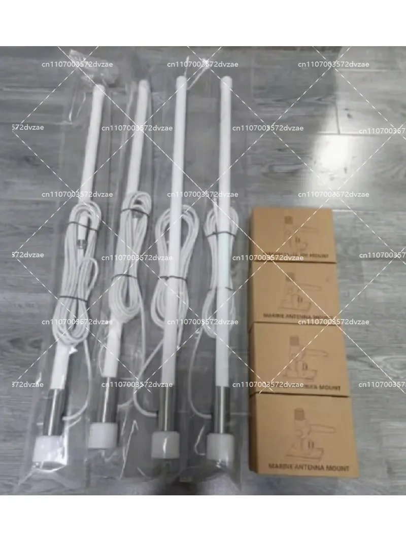 4G LTE Fiberglass Marine Antenna Omni Directional Long Range AIS Communication Antenna with Nylon Mount for Boat Yacht