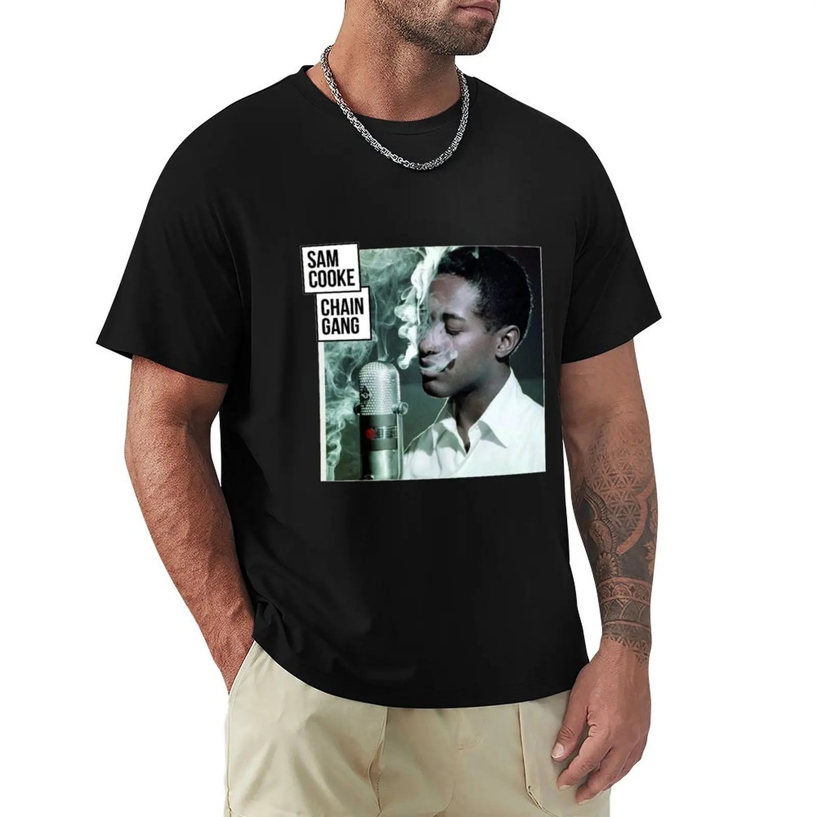 

Sam Cooke (album) T-Shirt Basic Solid Color Short Sleeve T-Shirt