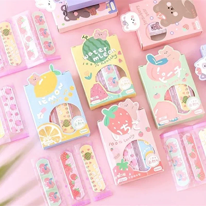 20Pcs Waterproof Breathable Cute Cartoon Adhesive Bandages First Aid Bandaids Emergency Kit Wound Plaster for Kids image 4