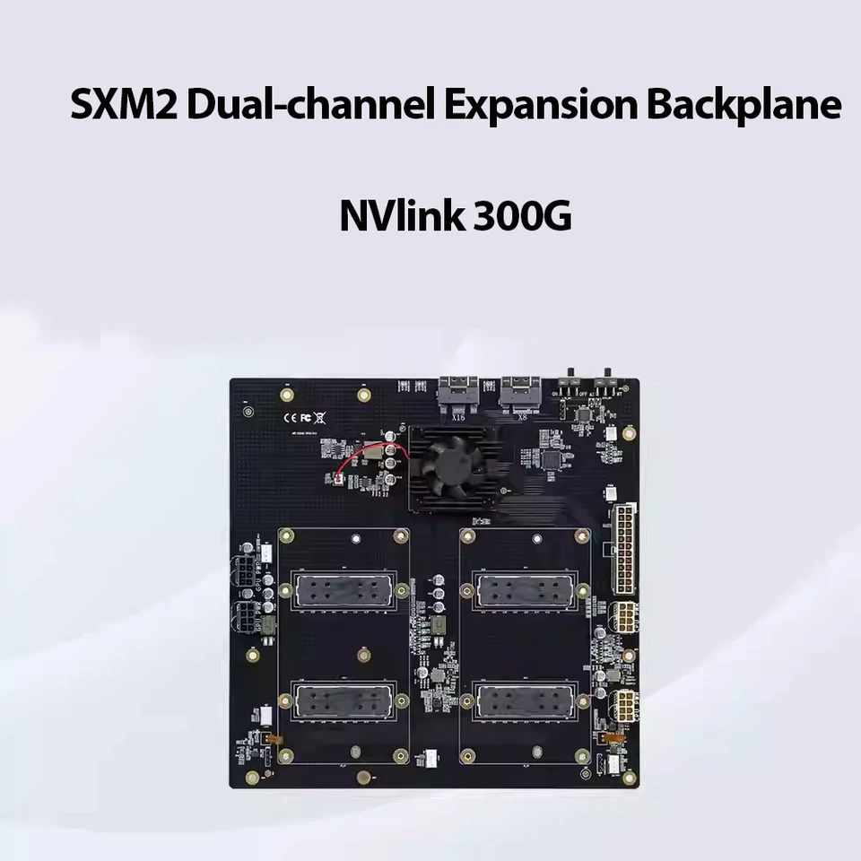 Backplane NVIDIA V100 SXM2 GPU Card, No Disassembly Required, 300G