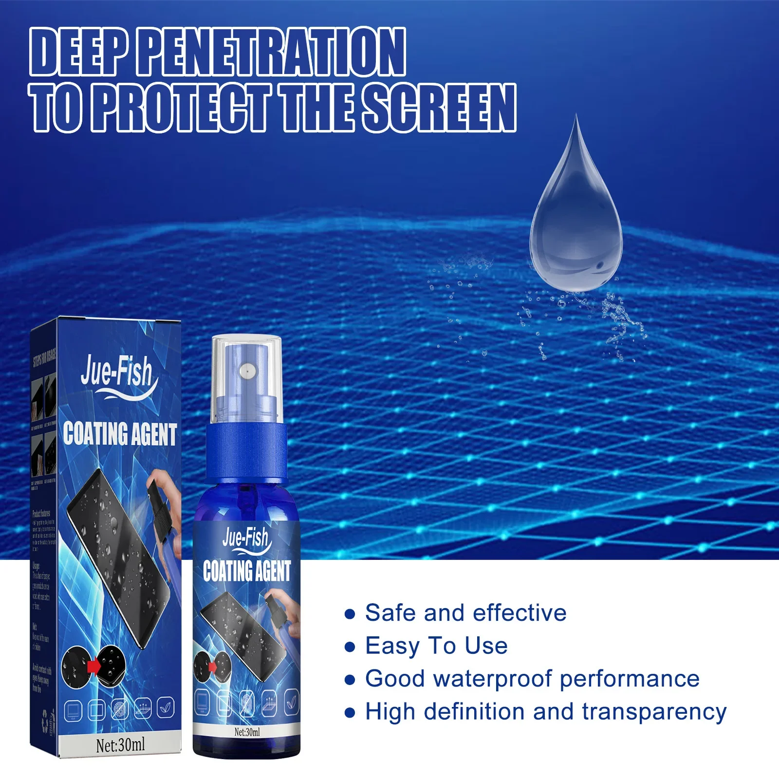 Screen Cleaning Agent Ipad Monitor Cleaner Anti Fingerprint Nano Coating Polish Protect Film Prevent Scratch Phone Glass Spray