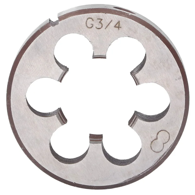 Pipe Die Round Cylindrical Straight Screw Thread Die For Tap G3/4 Threading Hand Tools