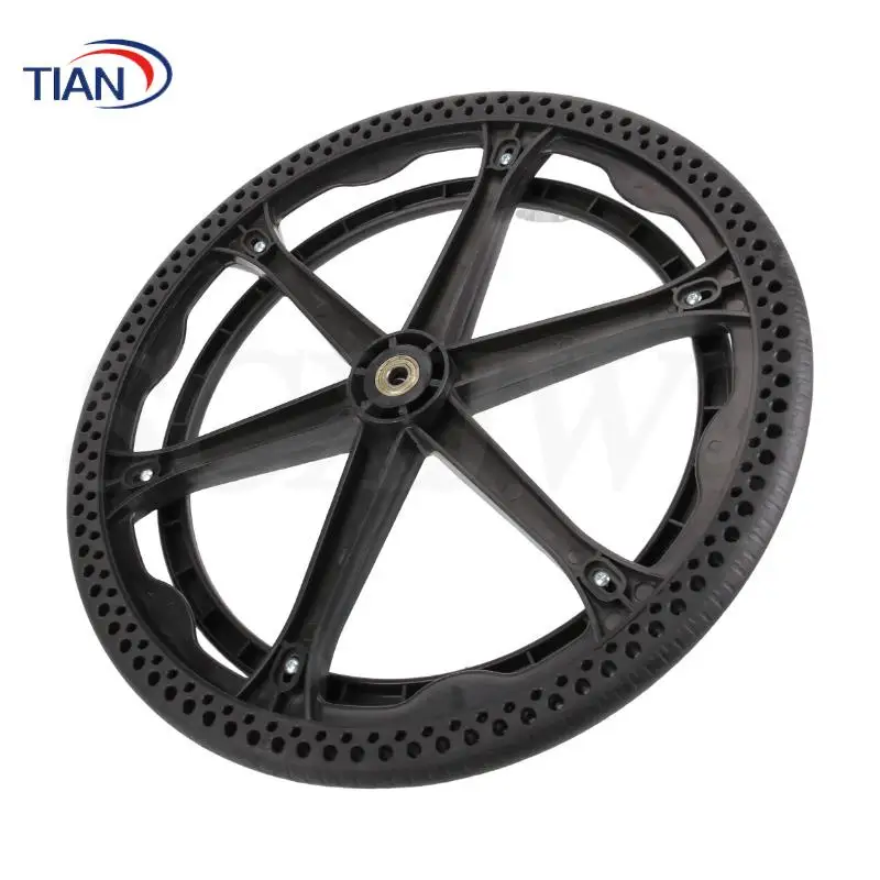 20 Inch Honeycomb Medical-Grade Wheels with 2 Rear Wheels and Driving Decorative Handles – Perfect for Wheelchair Wheel Setup