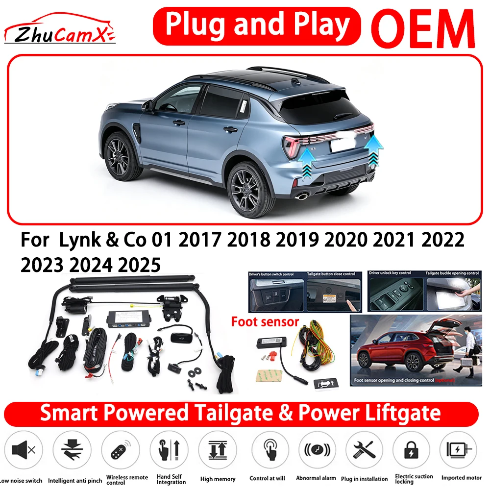 for Lynk & Co 01 2017 2018 2019 2020 2021 2022 2023 2024 2025 OEM Smart Powered Tailgate Power Liftgate Automatic Rear Trunk