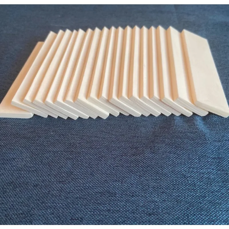 Hot Sell Buffalo Bovine Bone Knife Handle Scales Slabs DIY Carving Material 100x30x6mm 2pcs