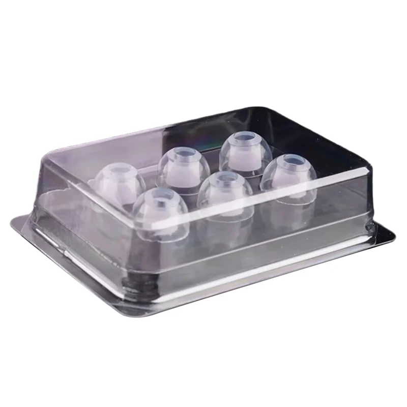 -BOFF لـ NICEHCK P03 أطراف أذن من السيليكون السائل الشفاف ملحقات أطراف أذن ناعمة وآمنة لإلغاء الضوضاء لـ NX8 Que Cantor IEM