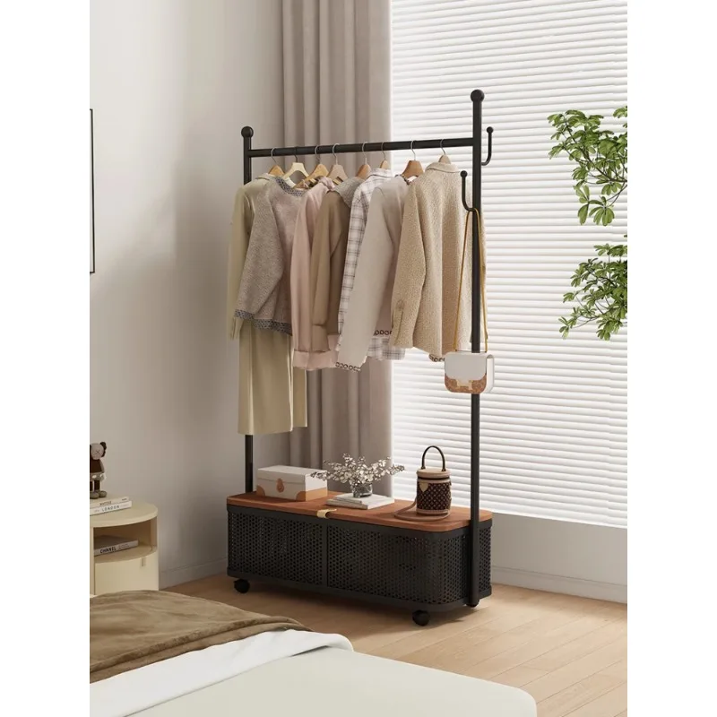 Cabide simples Secagem móvel Roupas internas do chão ao teto