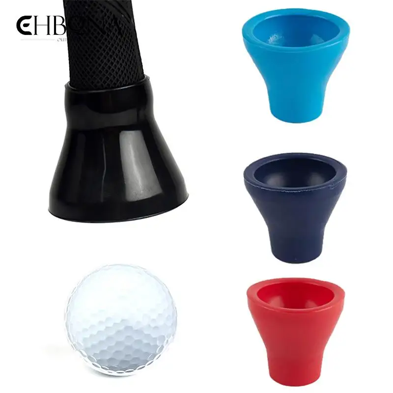 1Pc Synthetic Rubber Golf Ball Pickup Retriever Suction Cup For Putter Training Aid Golf Ball Pickup Cup Golf Accessories