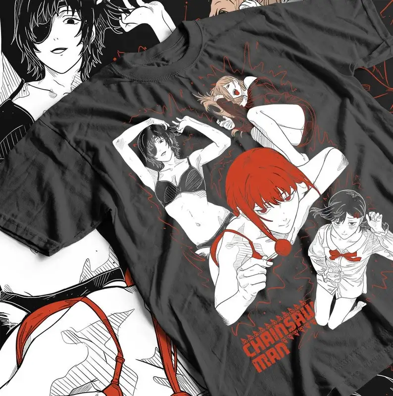 

Unisex Horror Manga Creepy Girl T-Shirt, Dark Anime Gothic T-Shirt, Manga Gothic T-Shirt Inactive