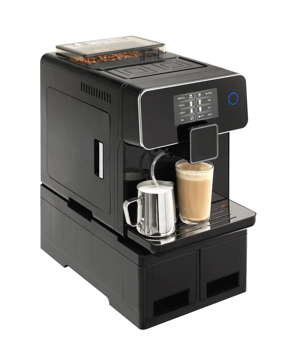 A10S Fully Automatic Bean To Cup Coffee Machine Commercial Household Fresh Ground Espresso Cappuccino Dispenser