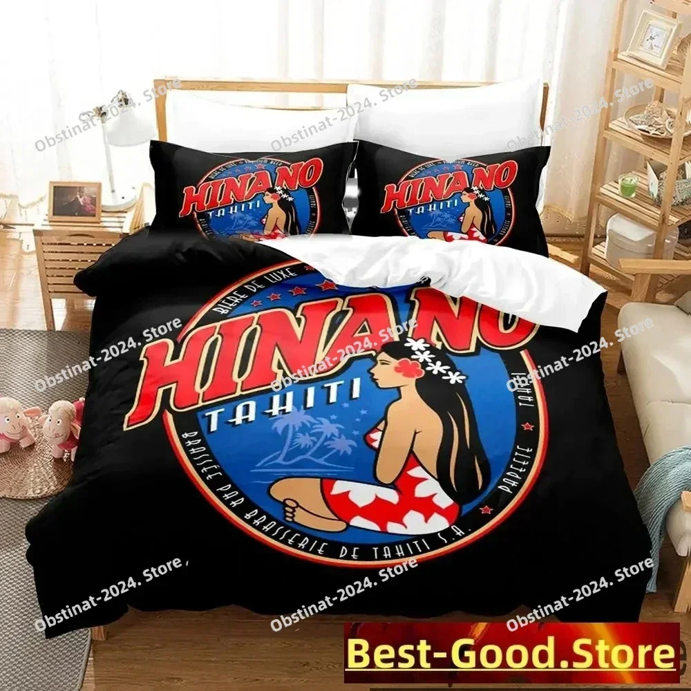 

3D H-hinano Tahiti Logo Bedding Set Print single Comforter Quilt Bed Cover Duvet Cover Pillow Case 3 Pieces Sets Kids Adult Size