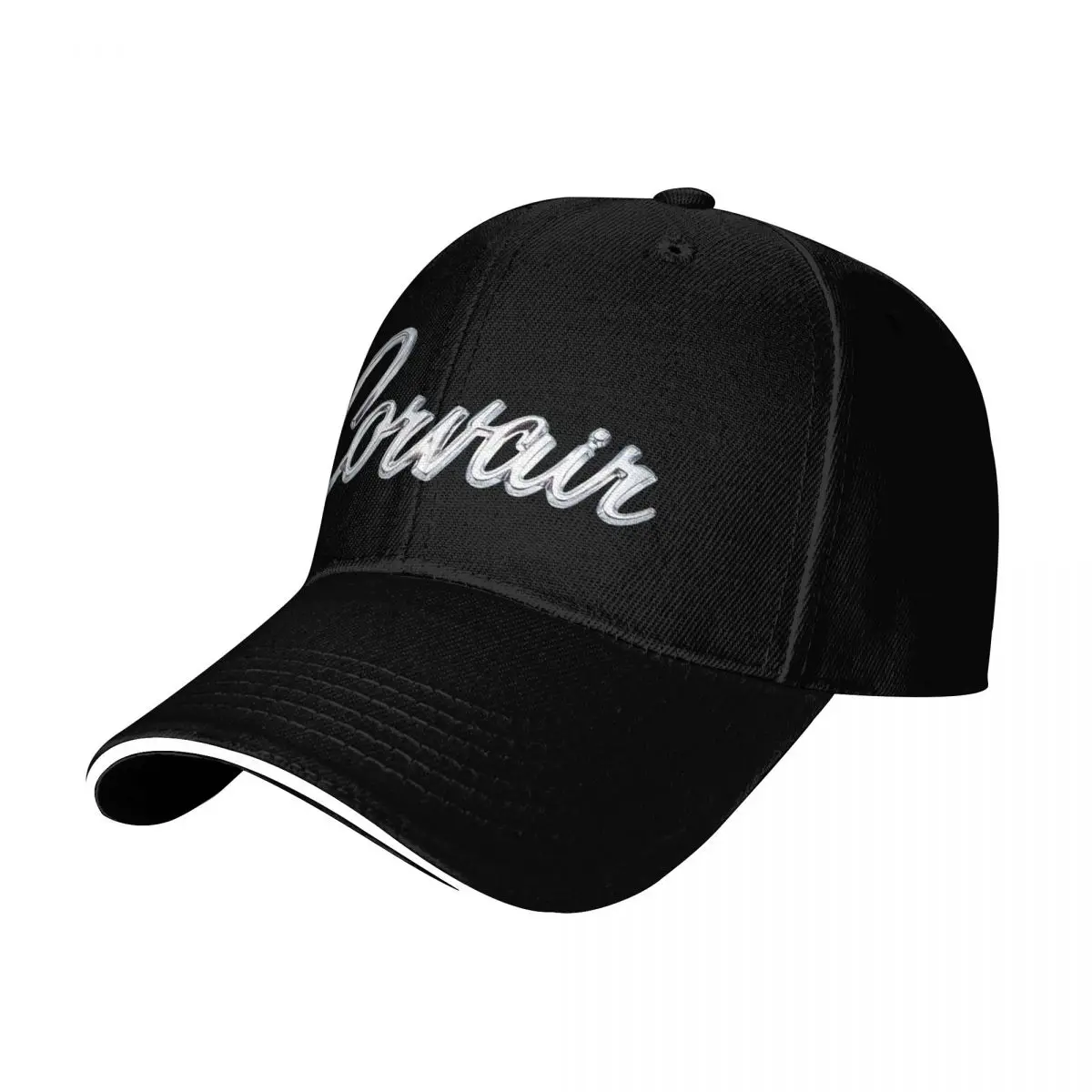 

Corvair Script Baseball Cap Thermal Visor hiking hat derby hat Girl'S Hats Men's