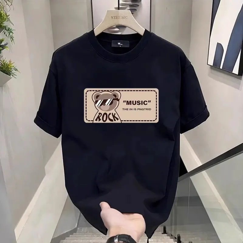 

Summer fashion trends: 100% pure cotton T-shirts for men, music, rock, fashion, street, casual, and sporty T-shirts