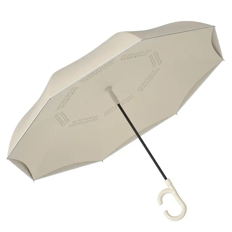 

Double Layer Long Handle Umbrella Reverse Design Men's Women's Large Size Windproof Waterproof Suitable for Rain And Sun