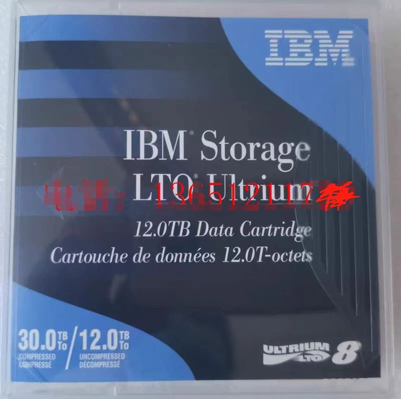 

for IBM LTO8 Magnetic tape Ultrium 8 12TB-30TB 01PL041 Data Backup copy