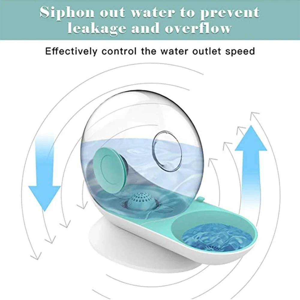 2.8L Gatto cane Fontana di Acqua a forma di Lumaca Bevitore Automatico Per Gatti Animali Domestici Distributore di Acqua Filtro Grande Ciotola per bere Accessori