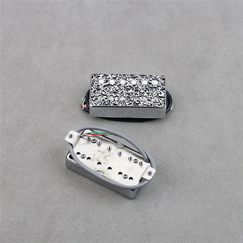 

Hot AD-2PCS Openwork 12 Hole Humbucker Guitar Pickup Cover Parts Accessories For LP Electric Guitar Parts,Black 8.5 X 3.8 X 2.3C