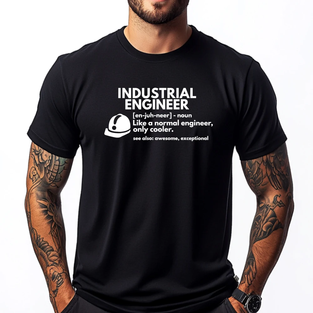 

Funny Industrial Engineer Definition Engineering Cream T Shirt Luxury T-Shirt Fashion T Shirt Men Comfortable Camiseta